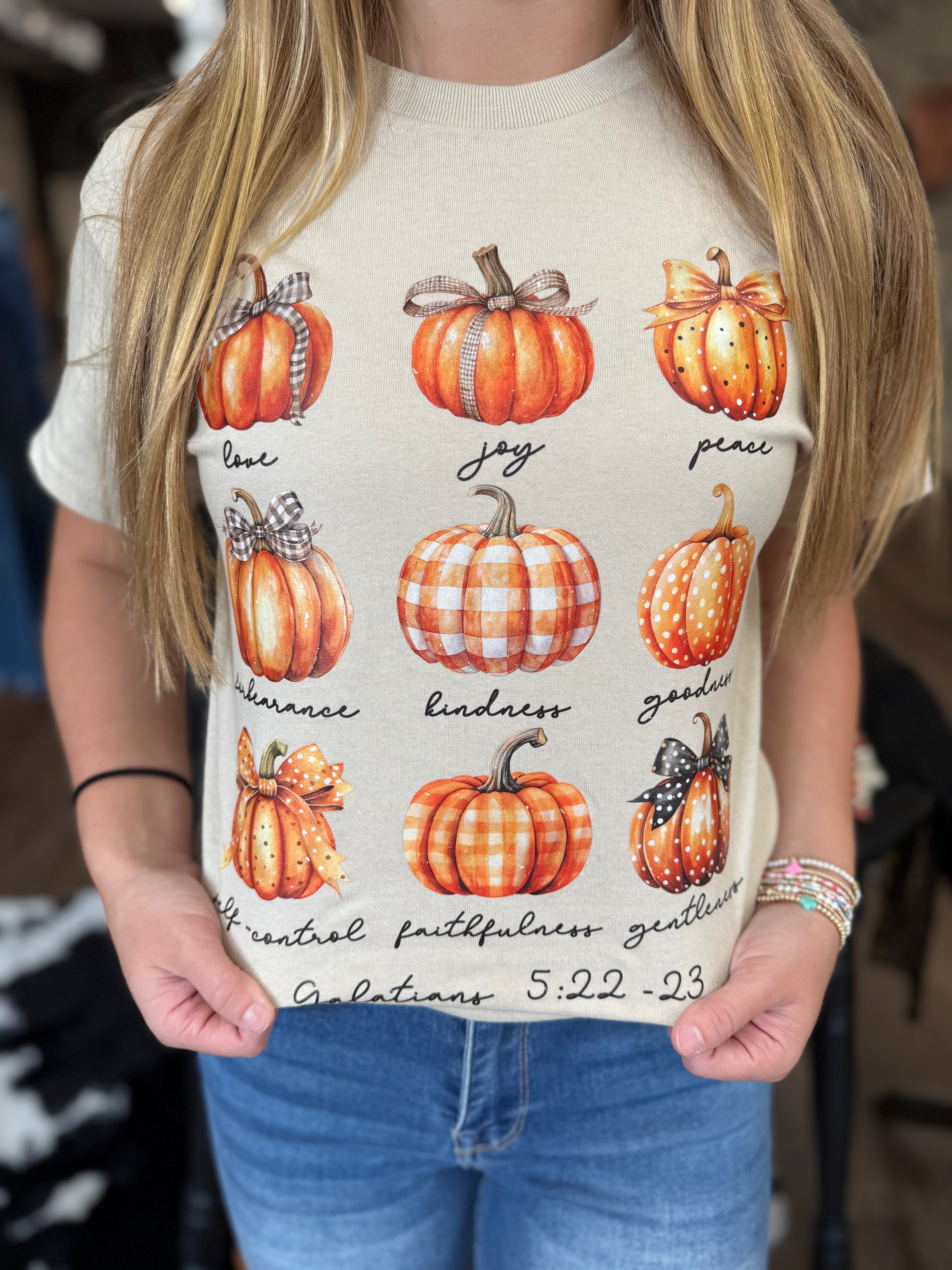 Pumpkin Blessings Graphic Tee – Galatians