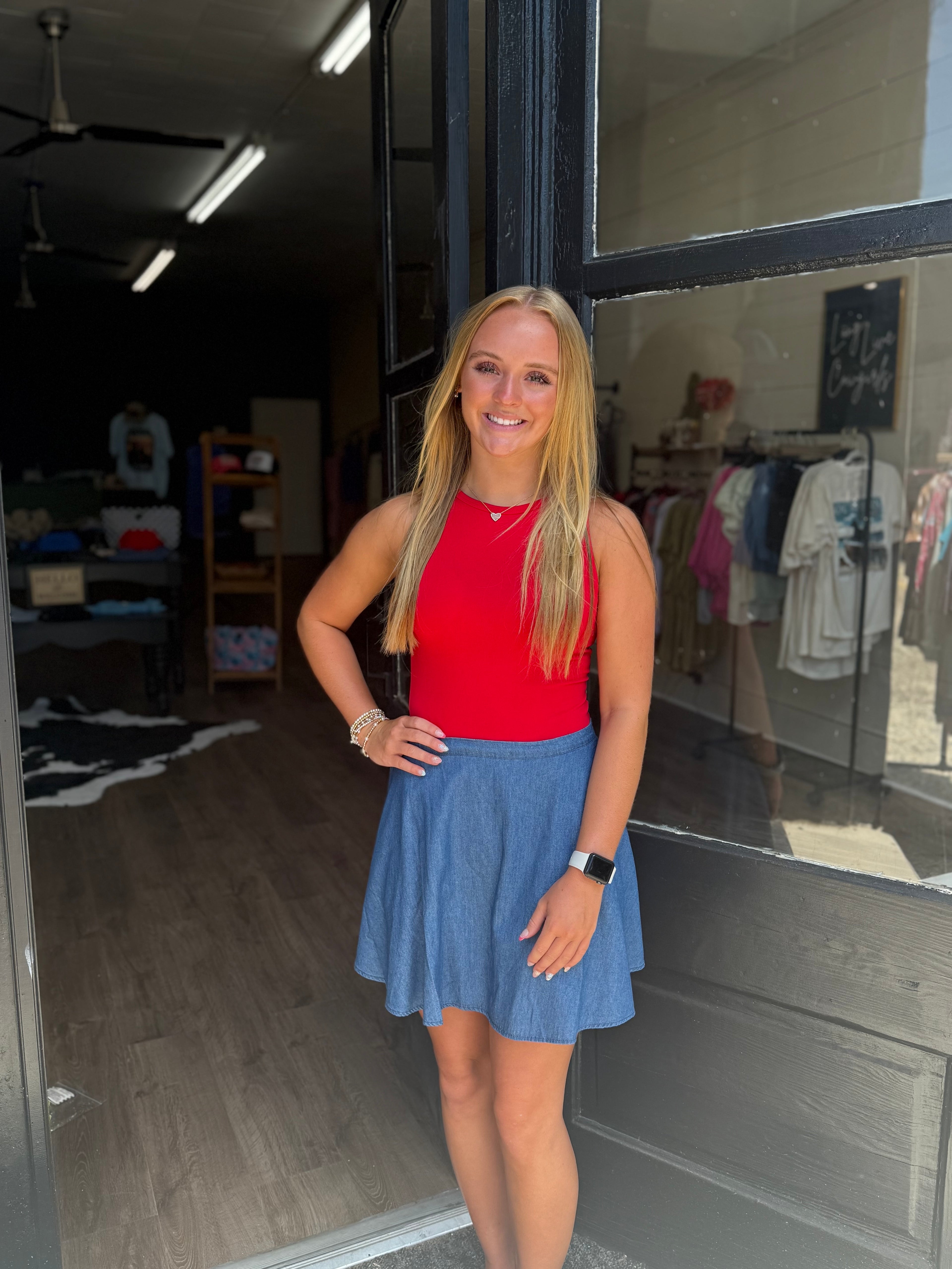 Flare Mini Skirt