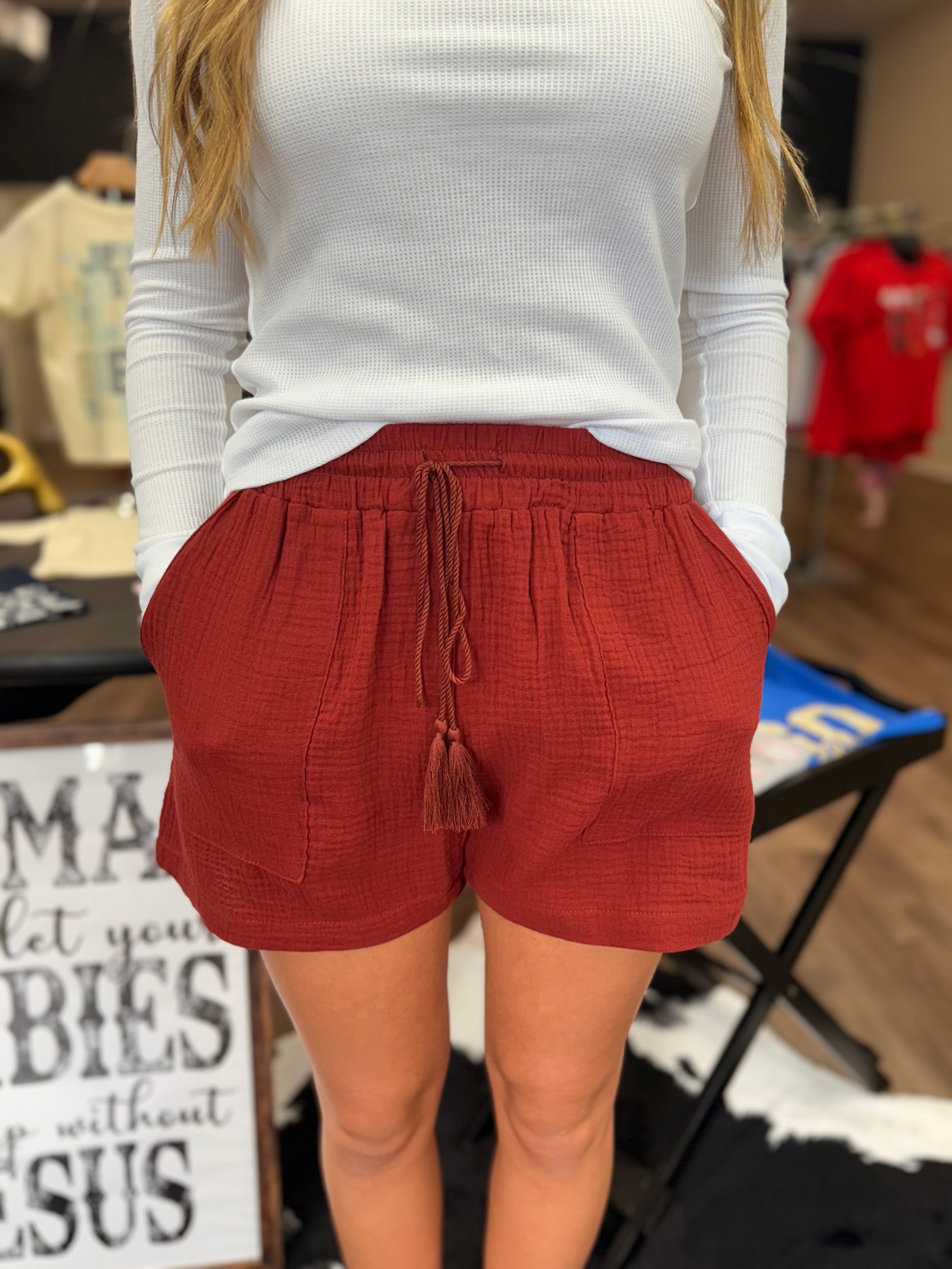 Missy Double Gauze Shorts