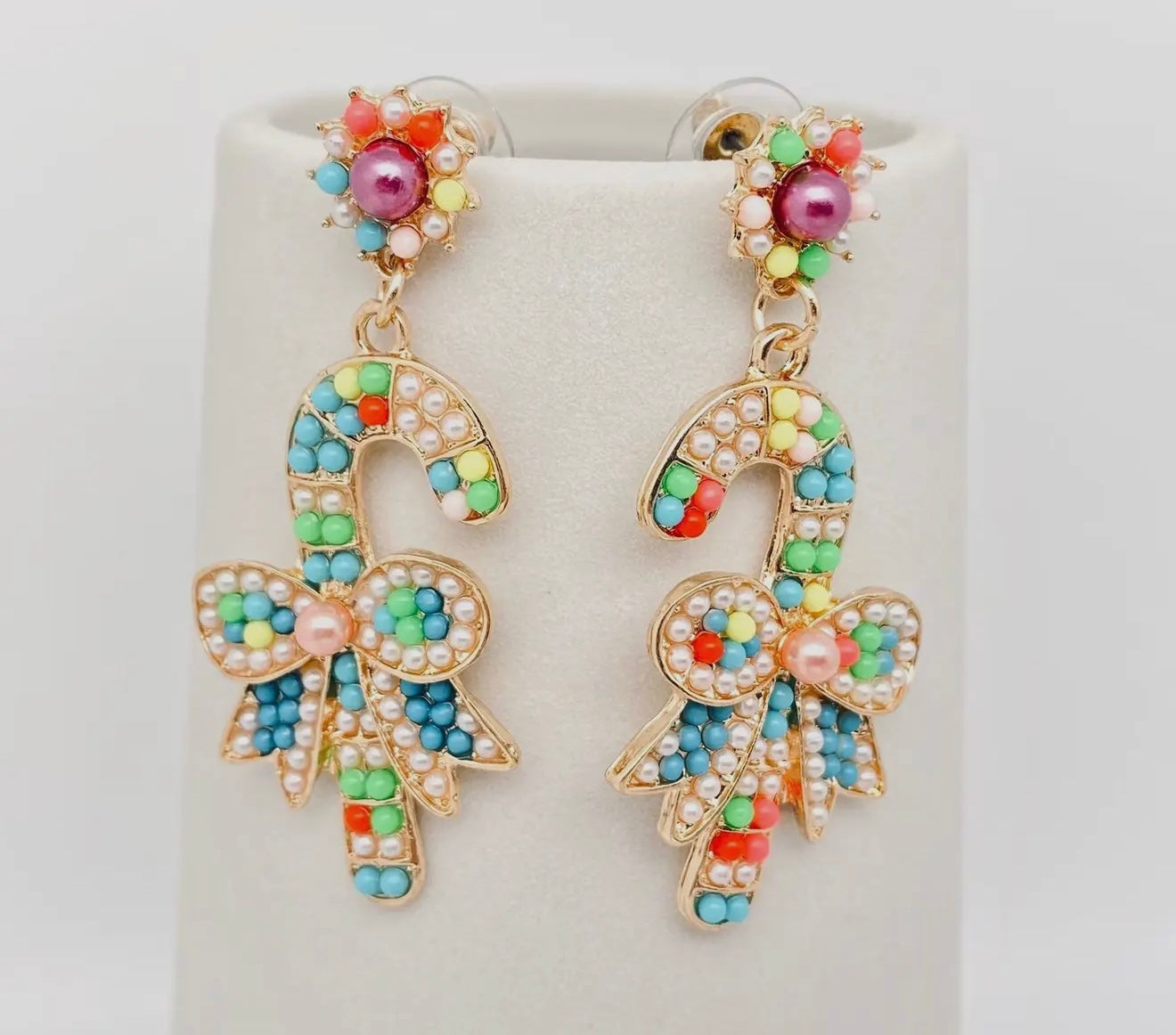 Multi Candy Cane Dangle