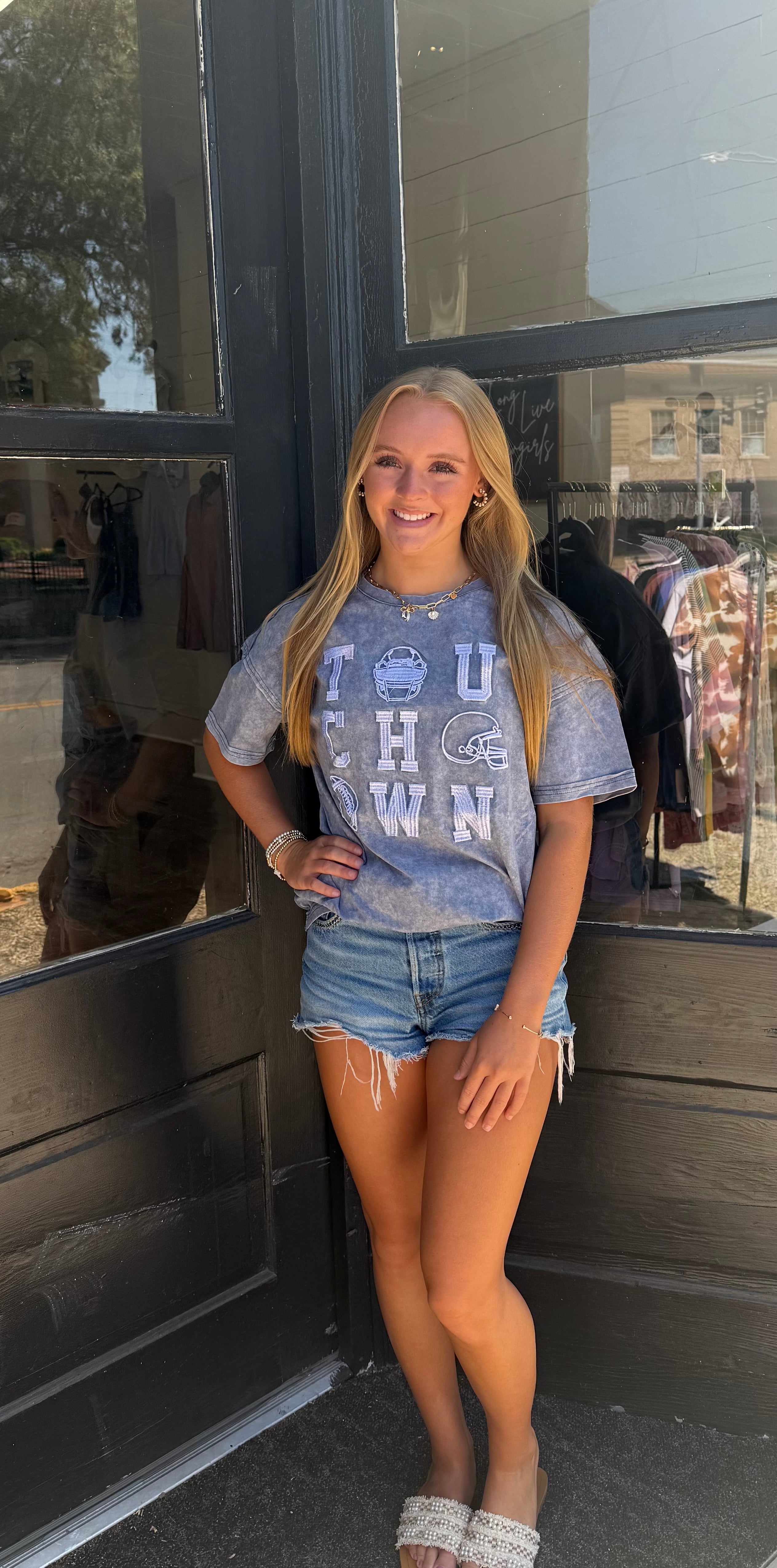 Touch Down Mineral Wash Tee