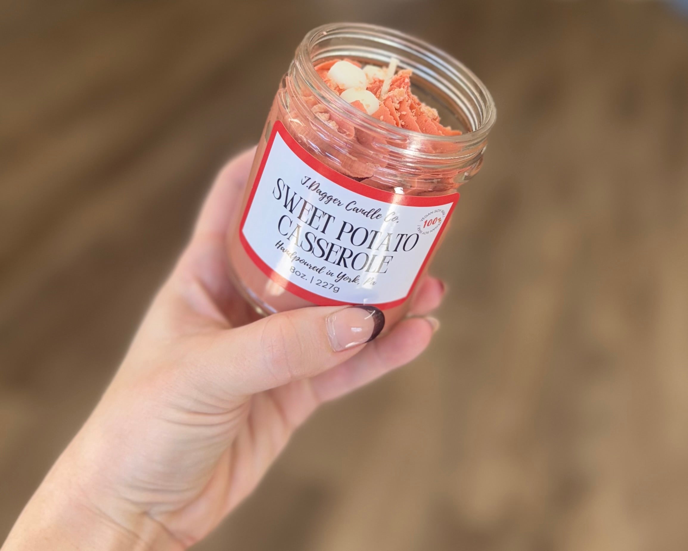 Sweet Potato Casserole Candle