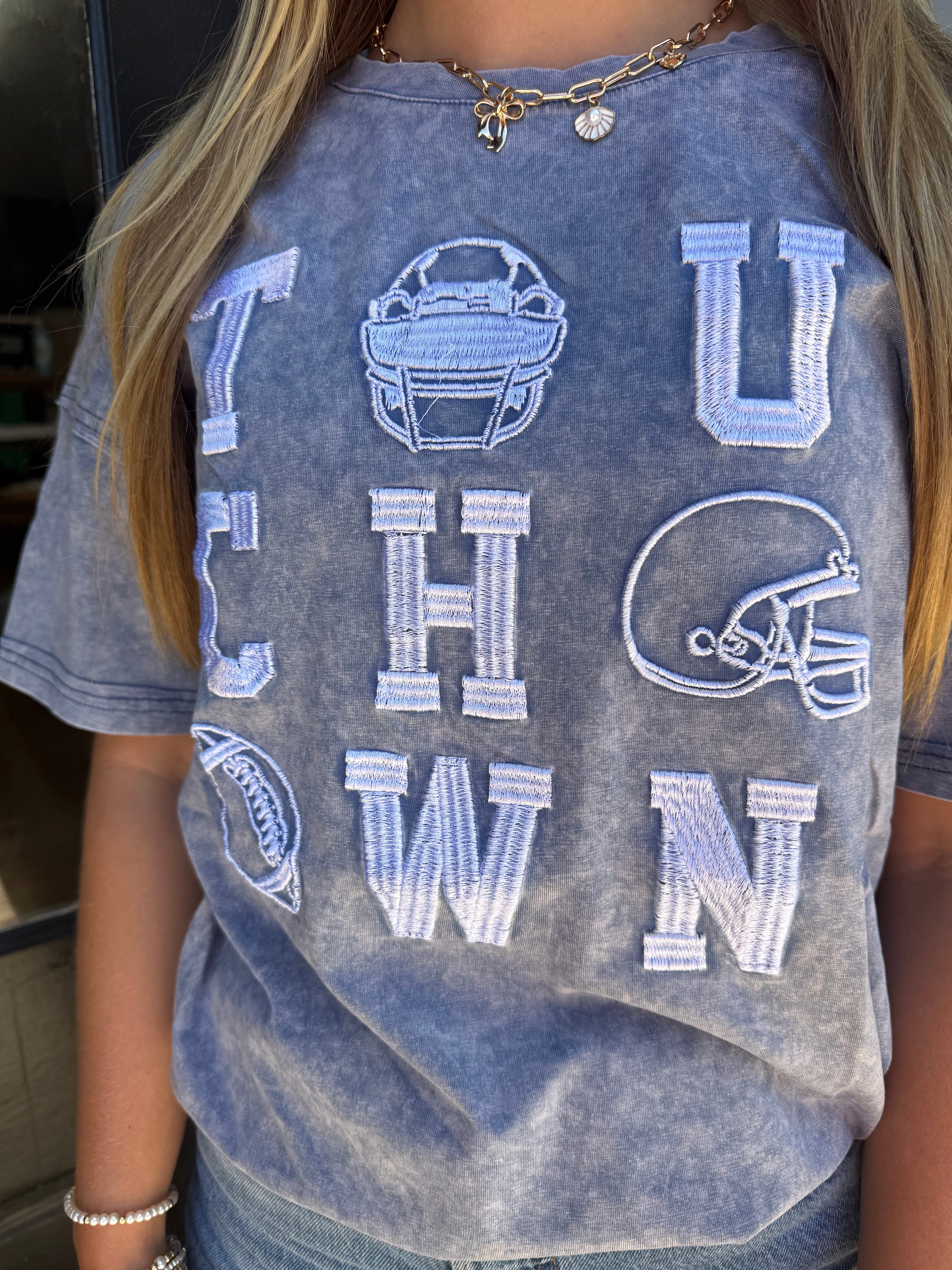 Touch Down Mineral Wash Tee