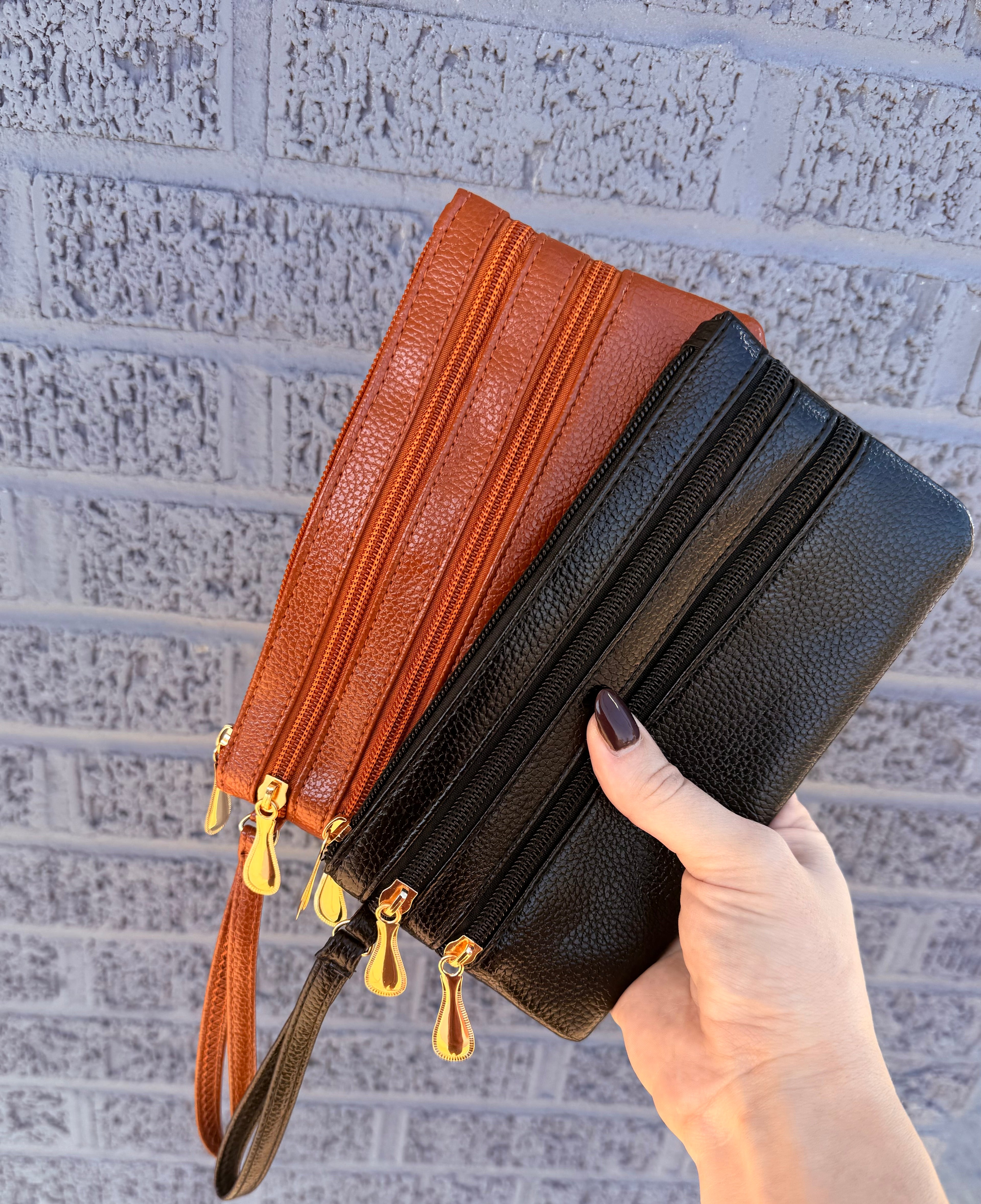 Double Zipper Wallet