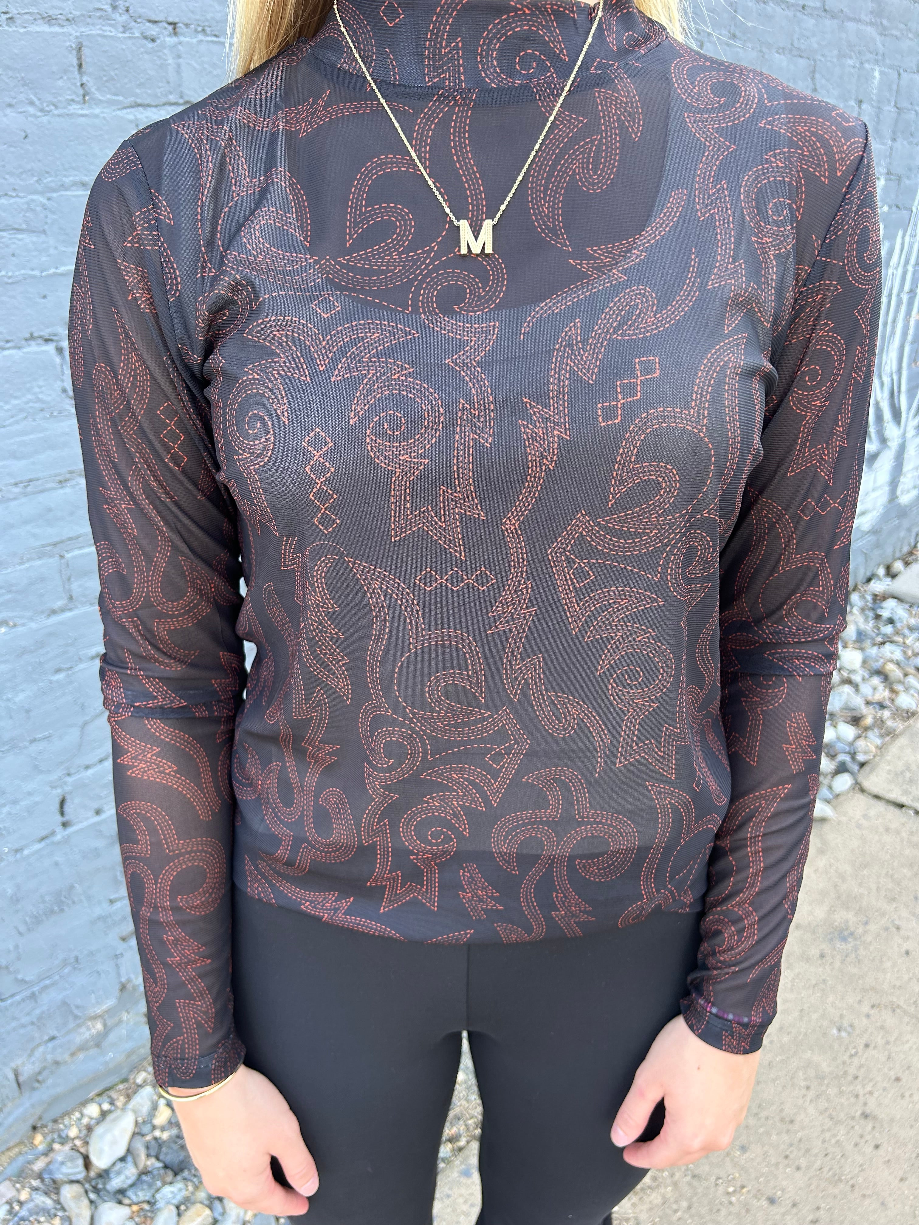 WESTERN MESH TOP