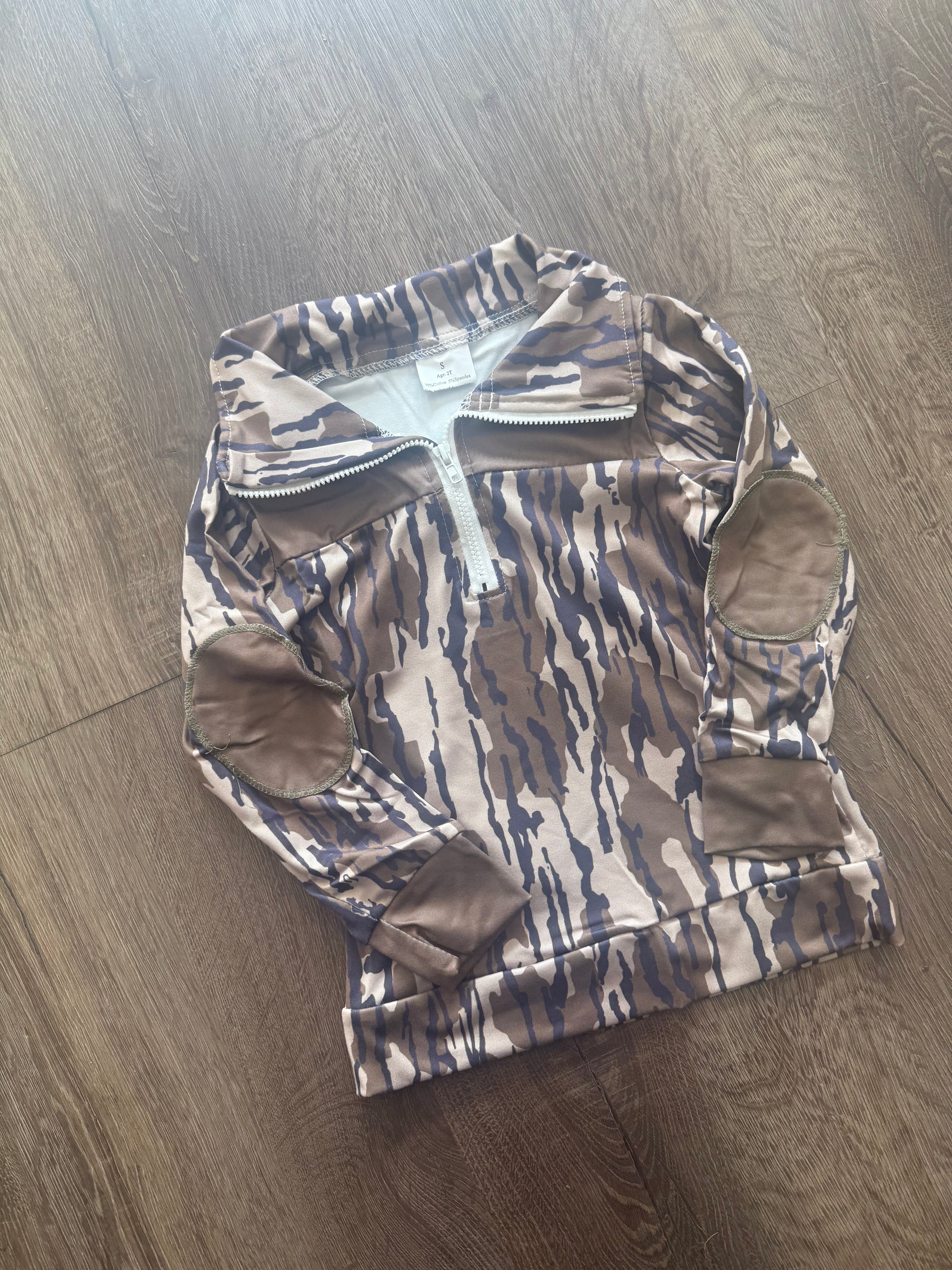 Boys Bottomland 3/4 Zip Pullover