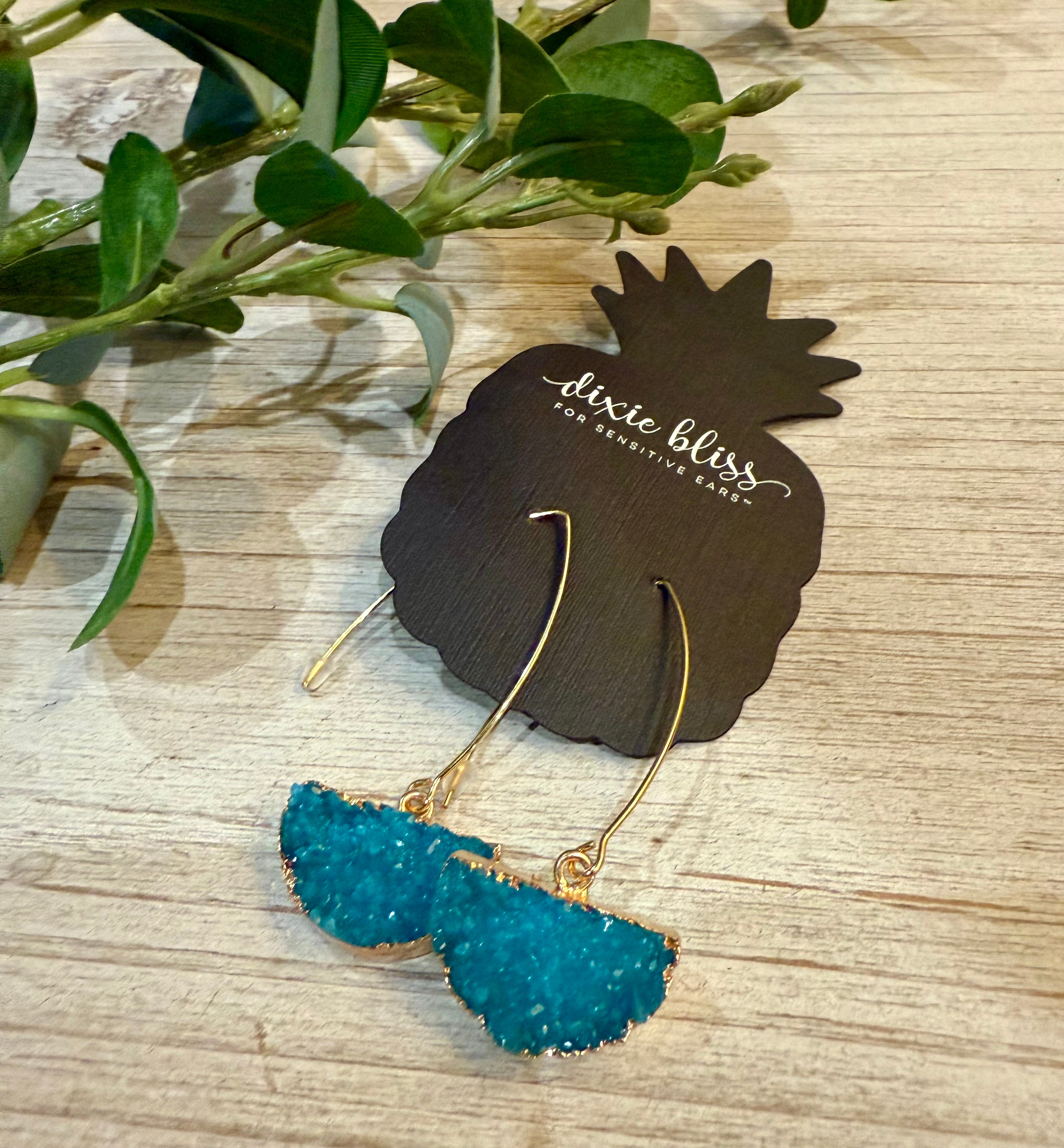 Steadfast In Teal Earring