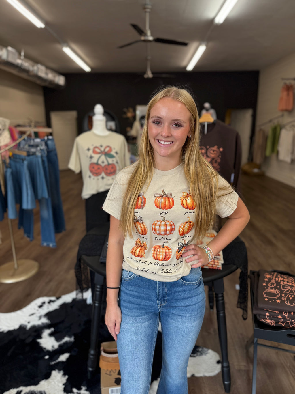 Pumpkin Blessings Graphic Tee – Galatians