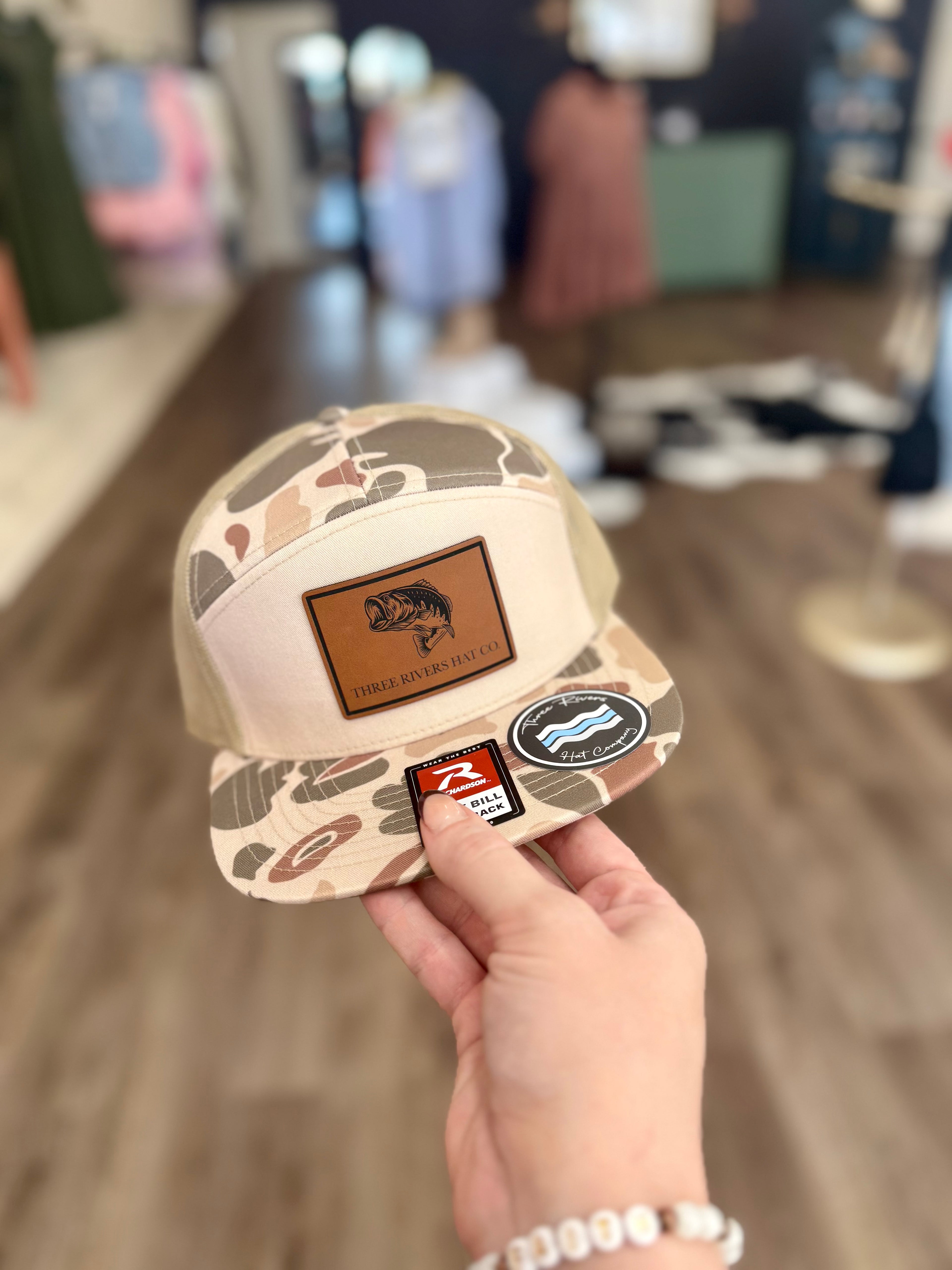 Three Rivers Bass Patch Men’s Hat