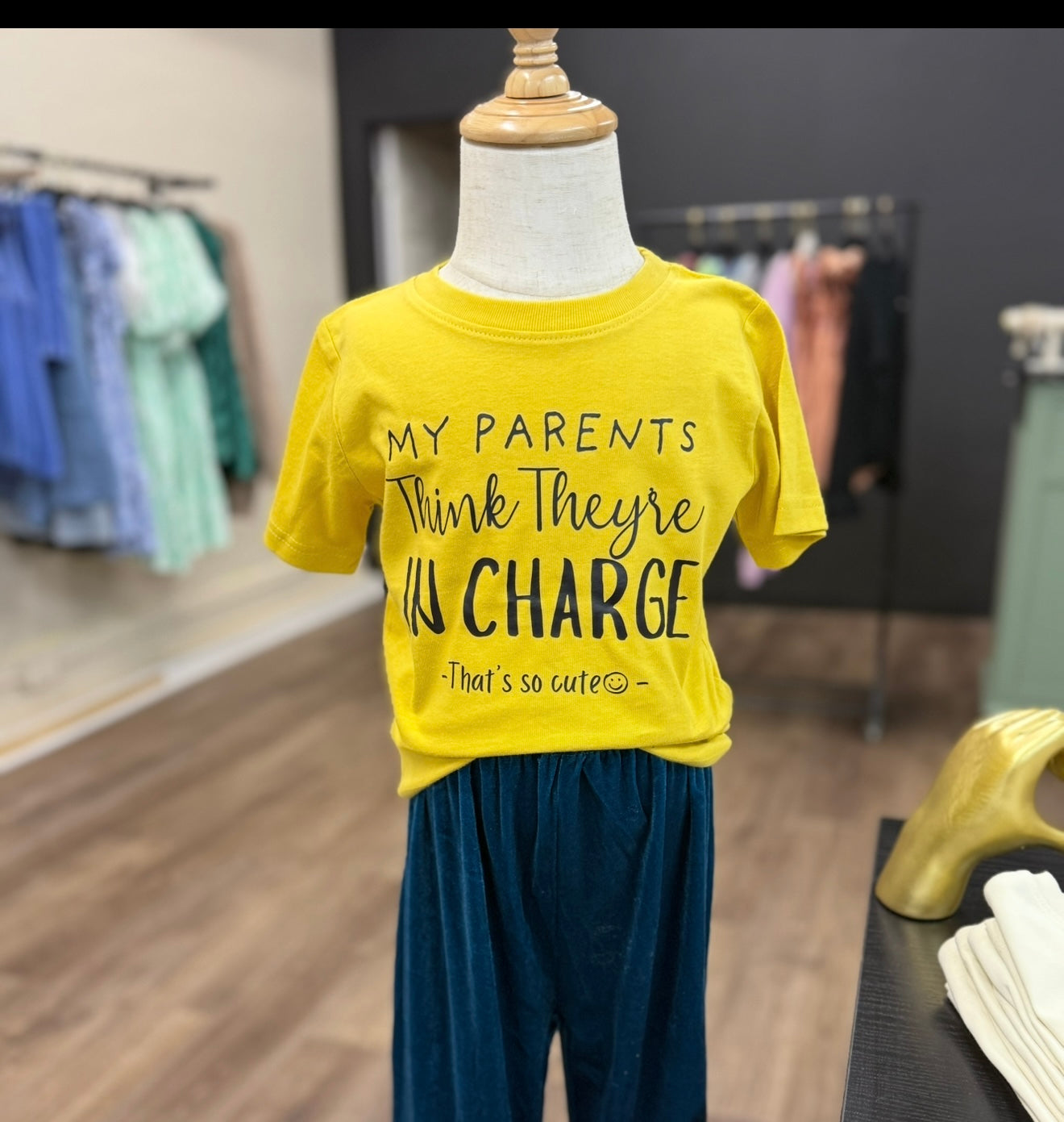 My Parents Think They’re In Charge Kids Tee