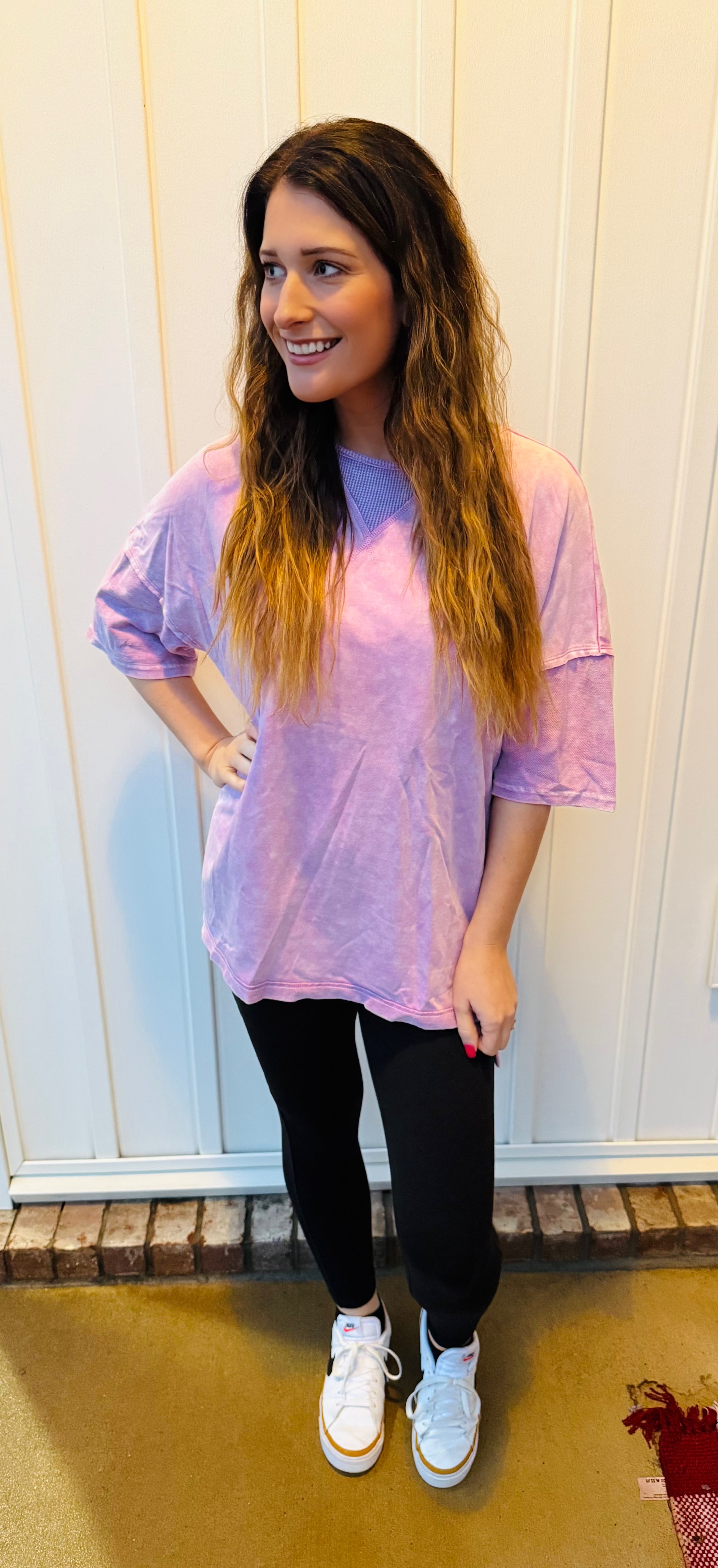 Vintage Purple Mineral Tee