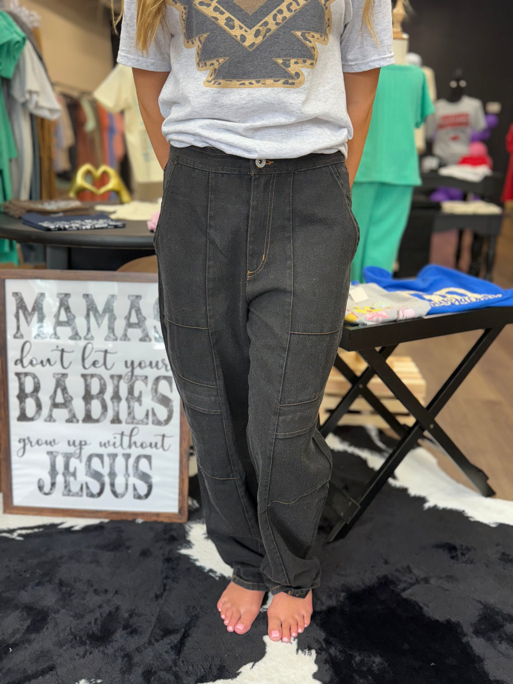 Black Cargo Pants