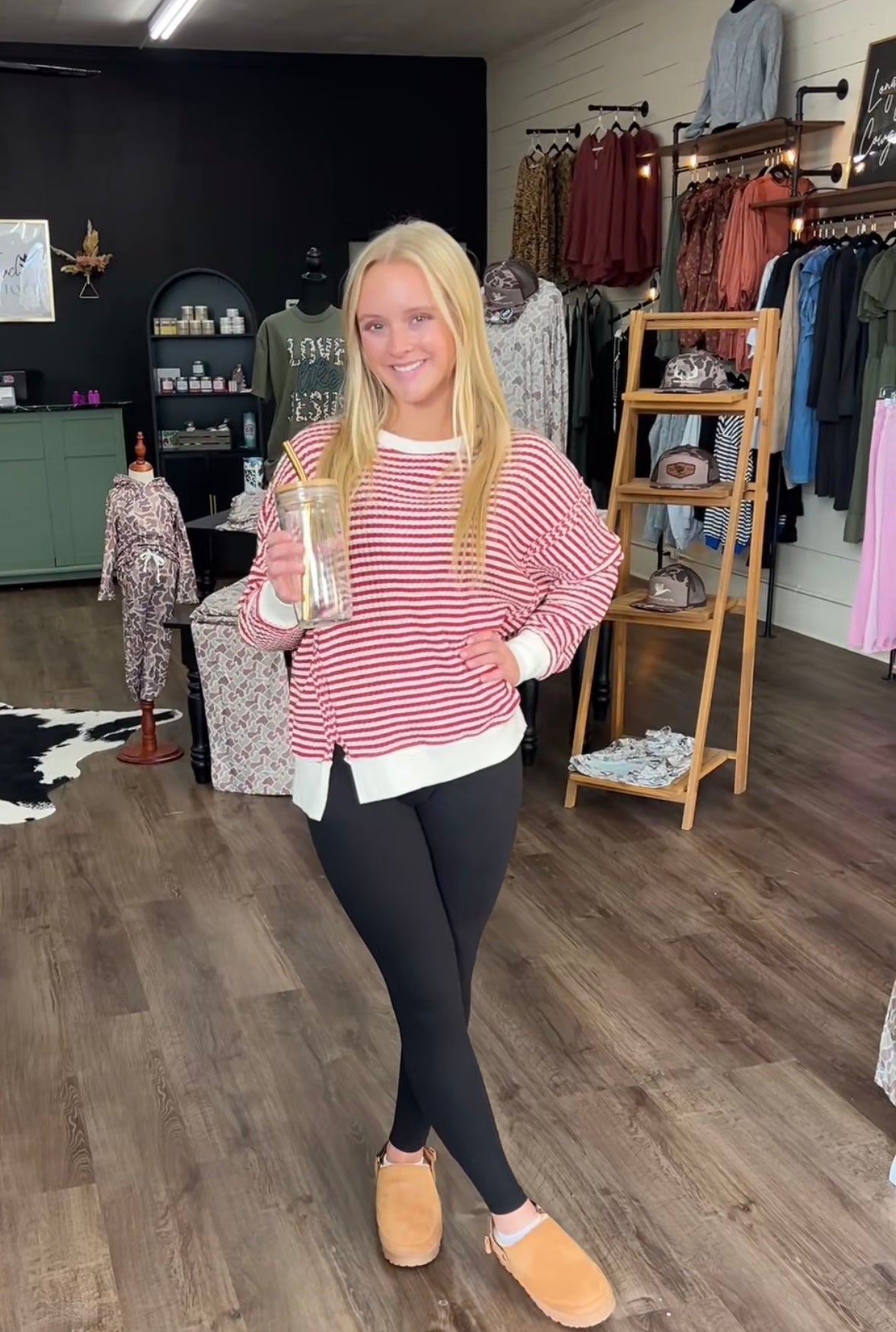 Candy Cane Striped Sweater