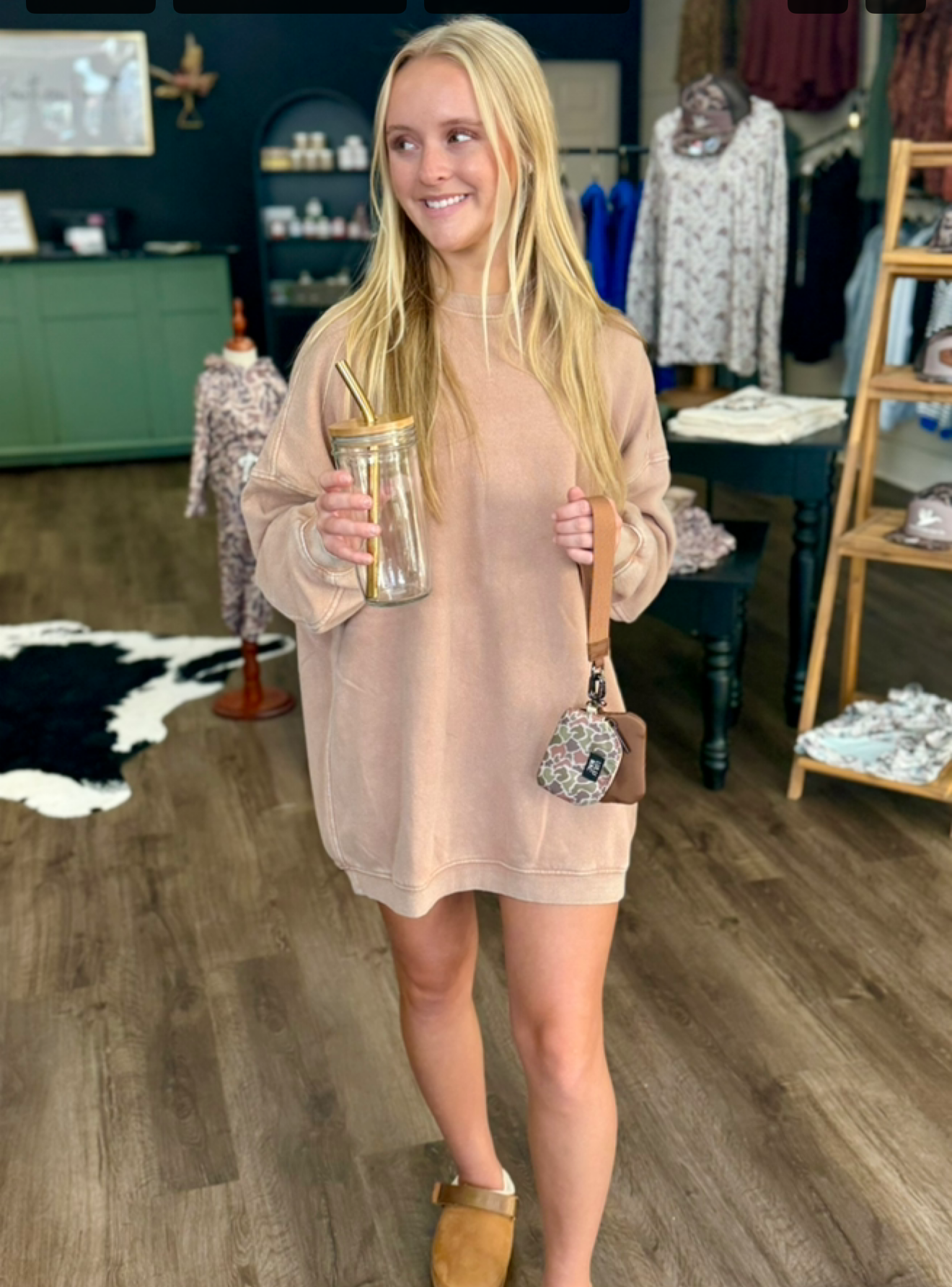 Tan Oversized Pullover