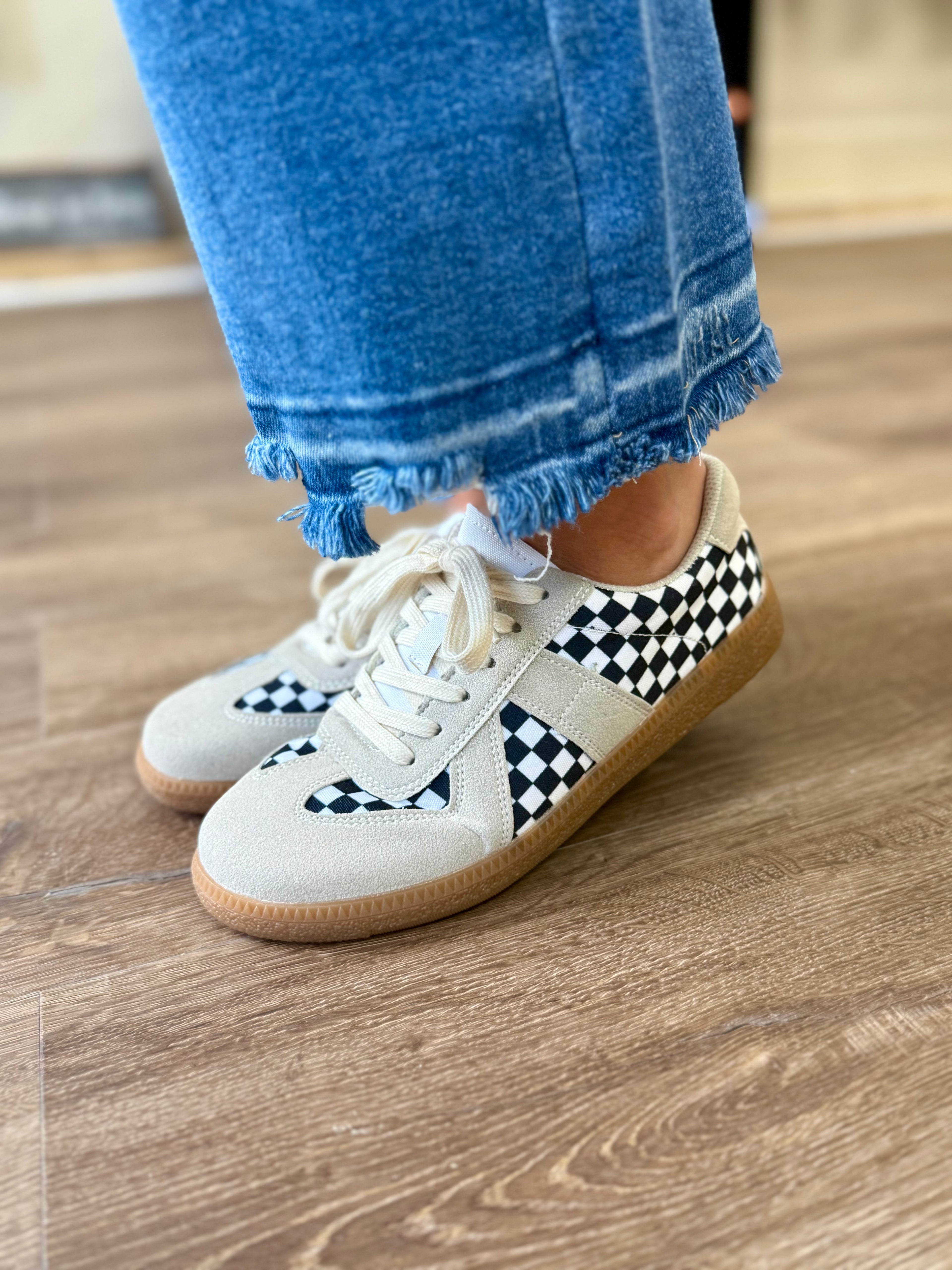 Checkered Sneakers